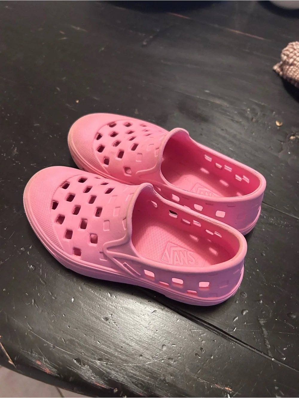 Vans Kids Pink Slip-On Water Clogs